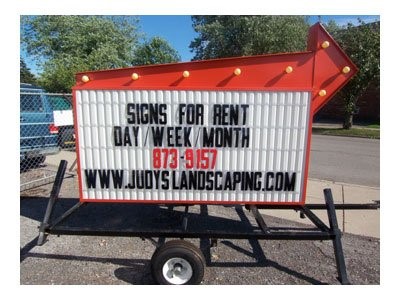 Portable Sign Rental